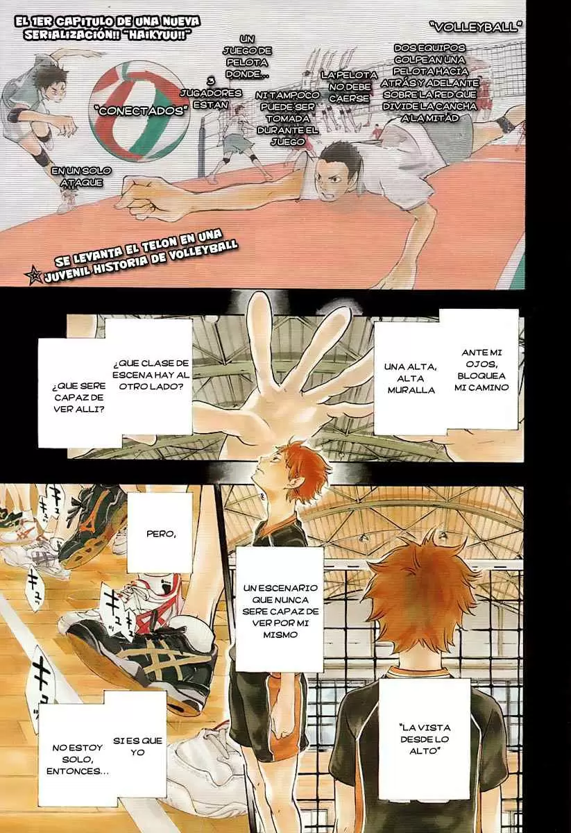 Haikyuu!! capítulo 1, página 2