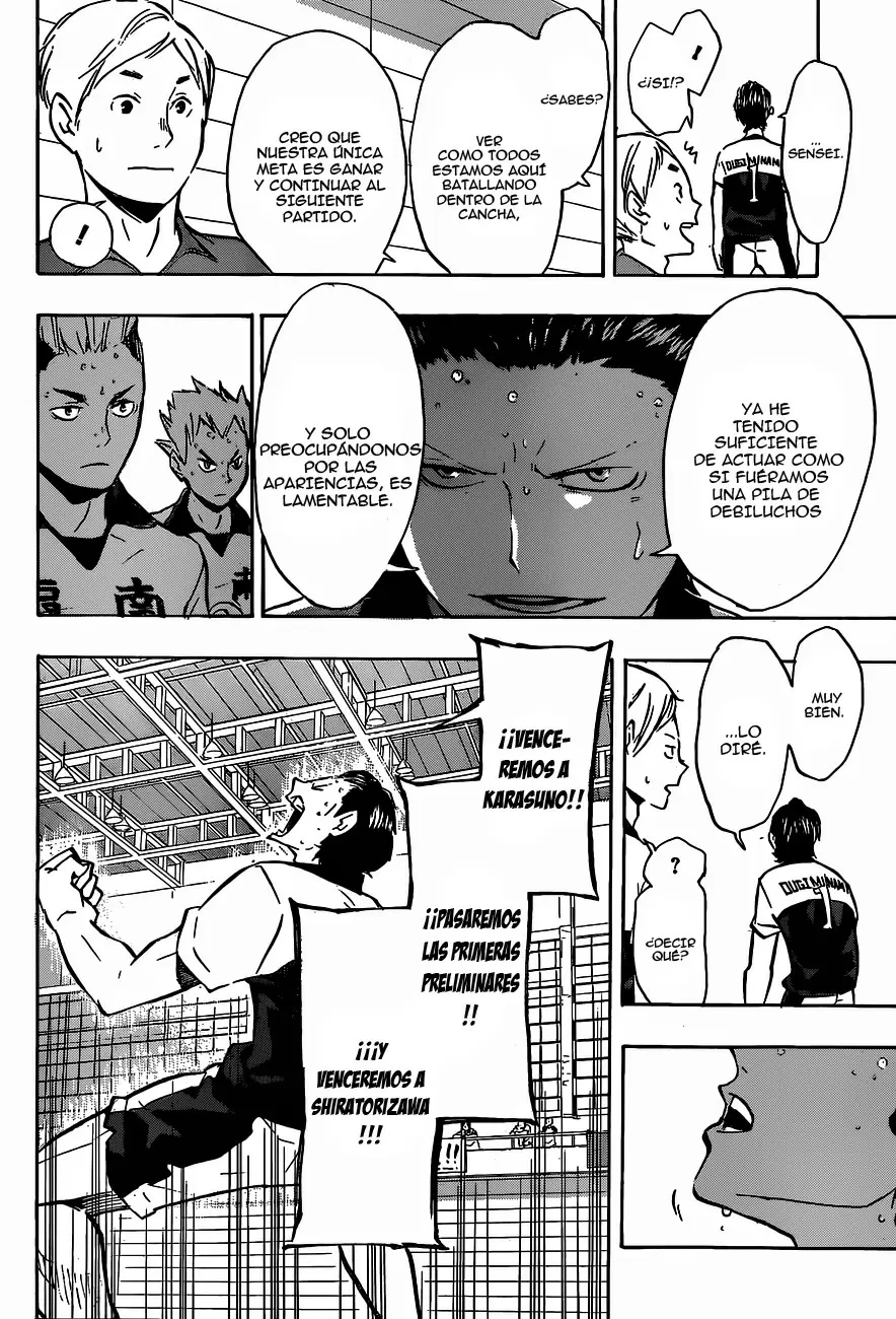 Haikyuu!! capítulo 100, página 17