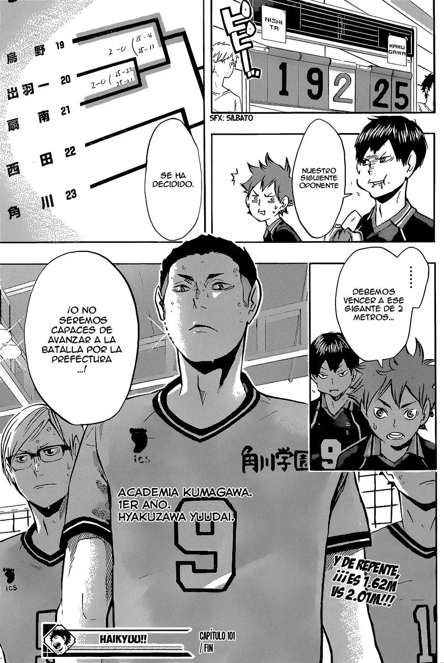 Haikyuu!! capítulo 101, página 18
