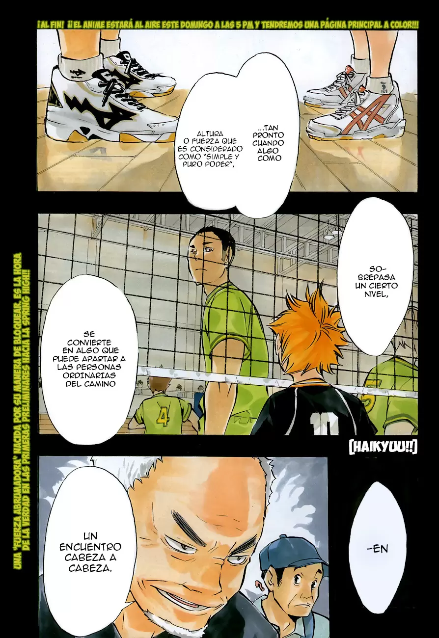 Haikyuu!! capítulo 103, página 1