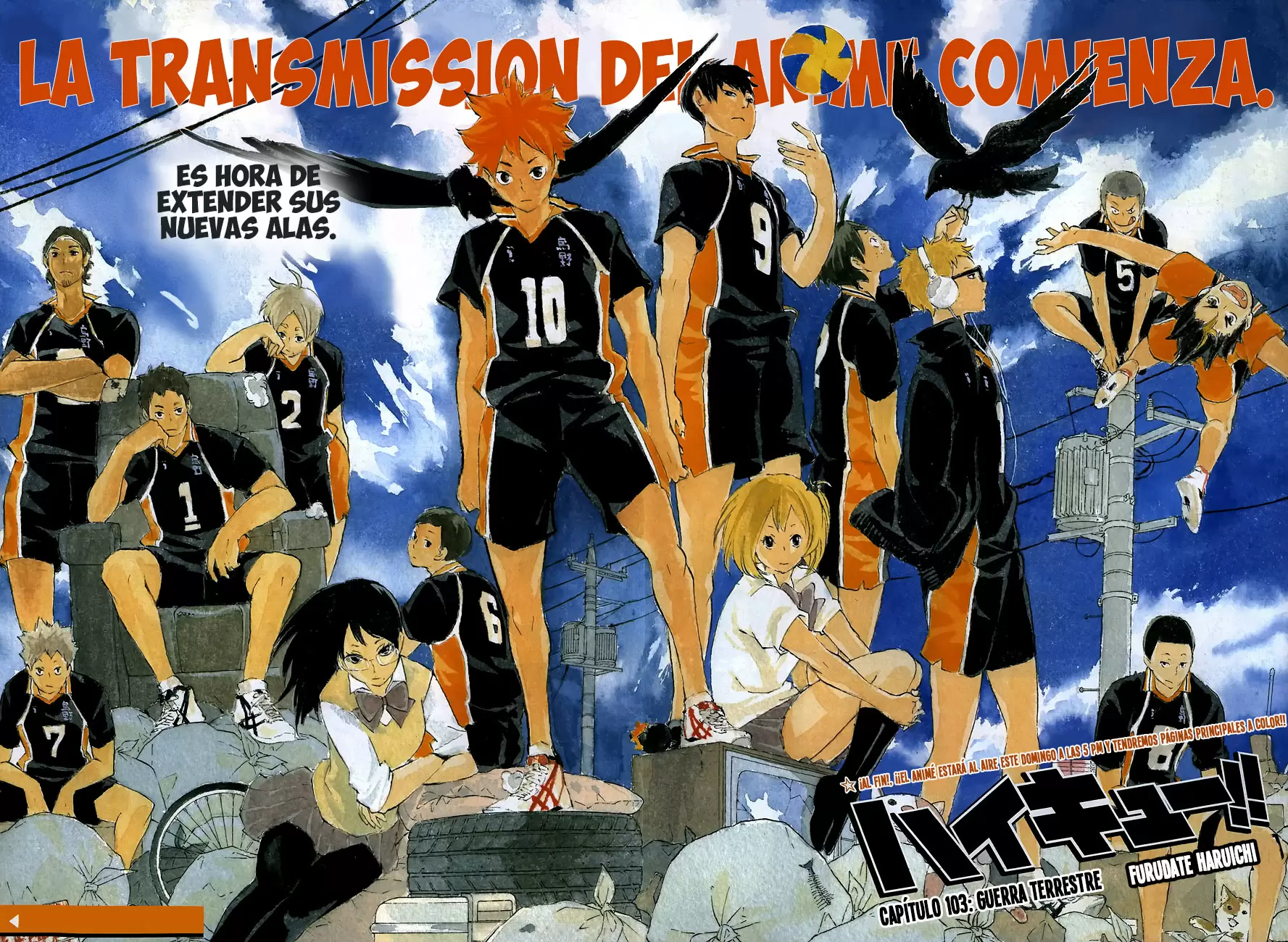 Haikyuu!! capítulo 103, página 2