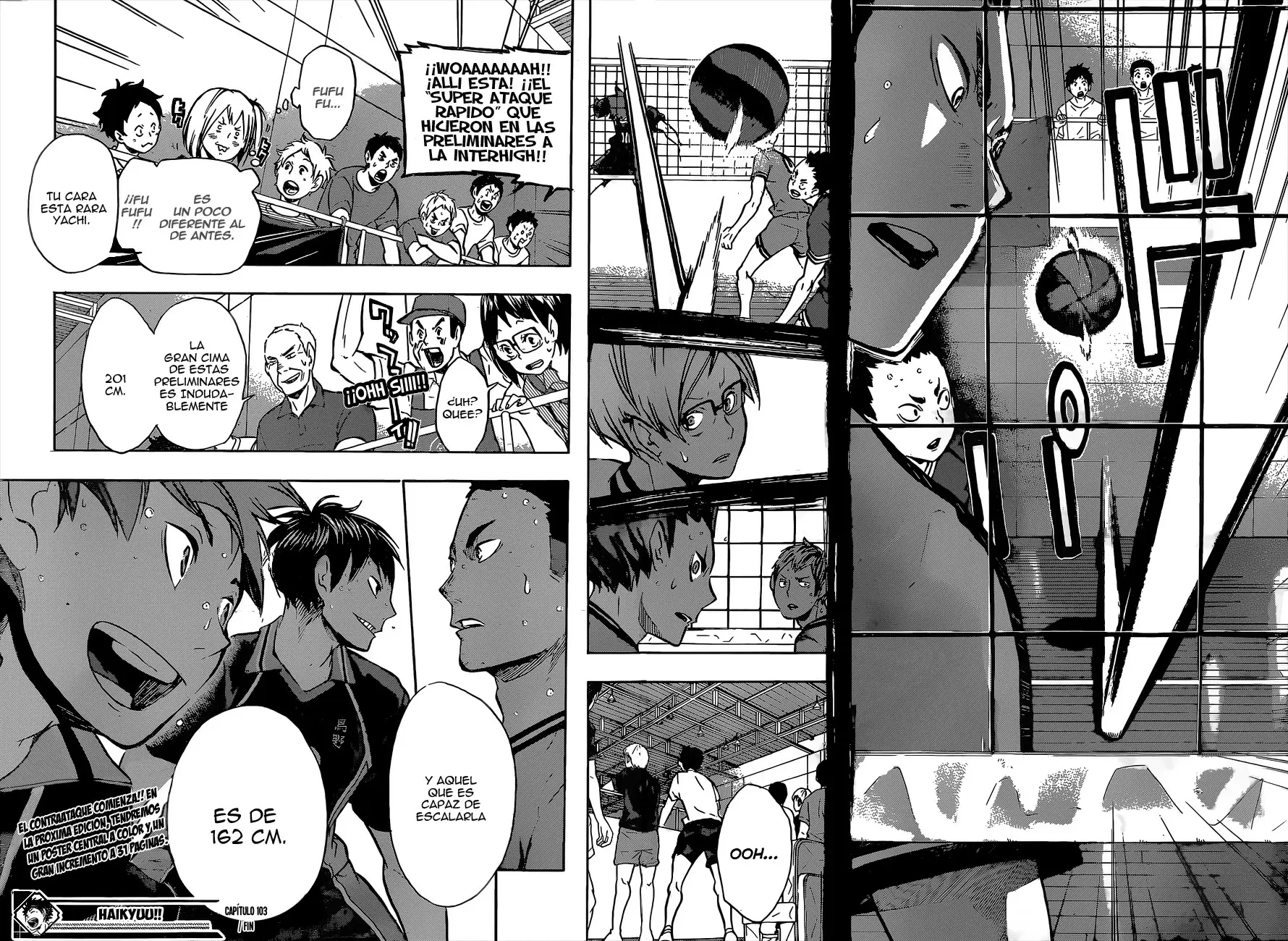 Haikyuu!! capítulo 103, página 20