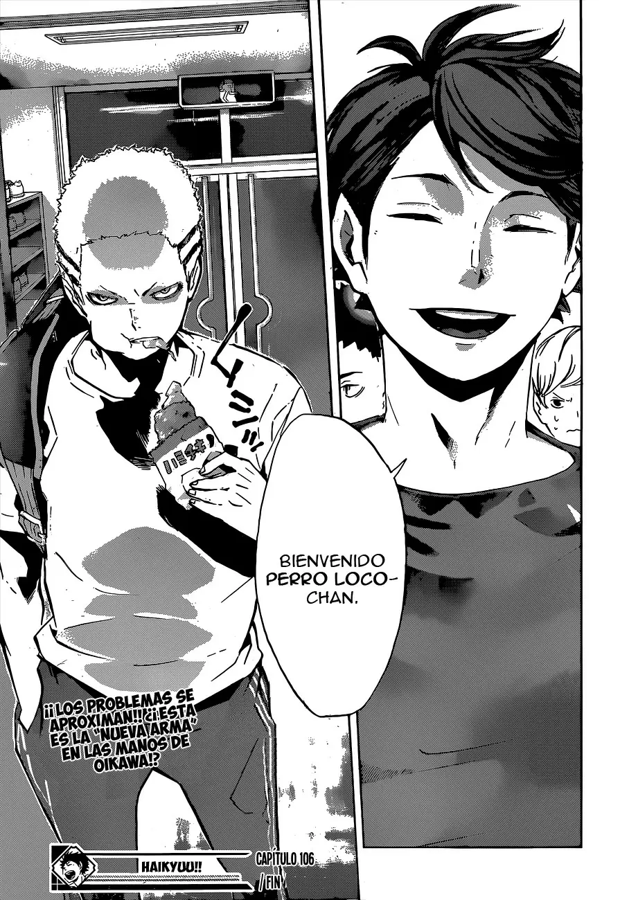 Haikyuu!! capítulo 106, página 19
