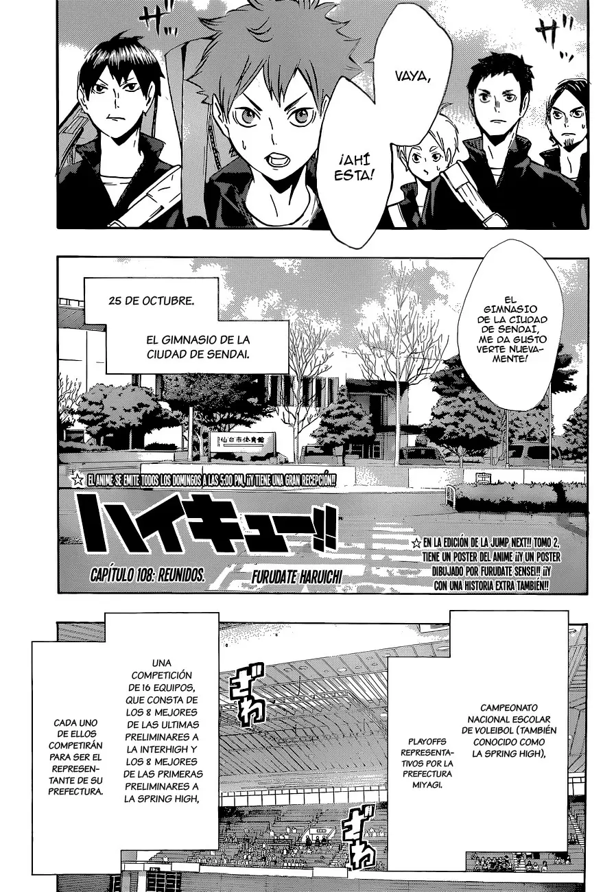 Haikyuu!! capítulo 108, página 6
