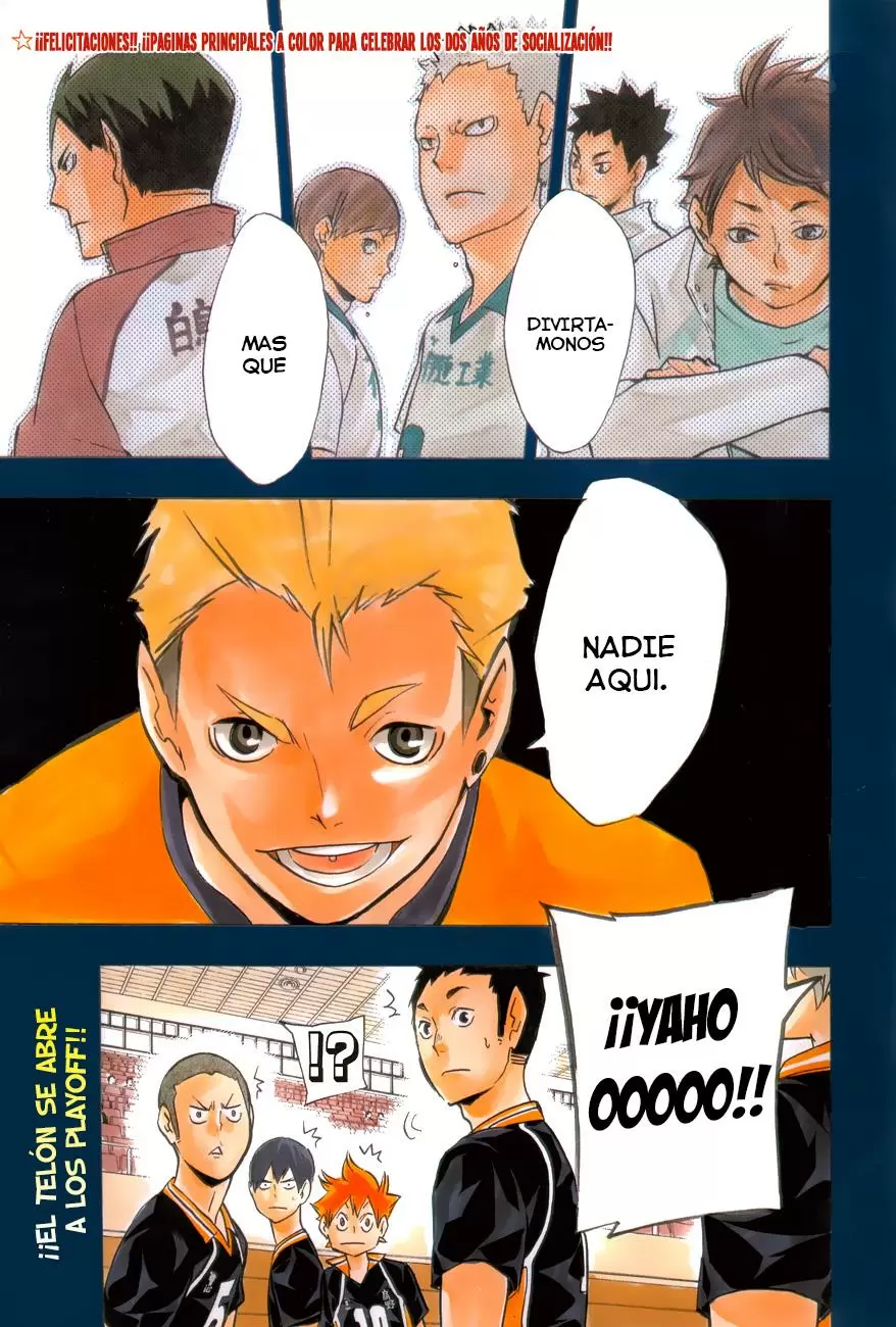Haikyuu!! capítulo 109, página 1