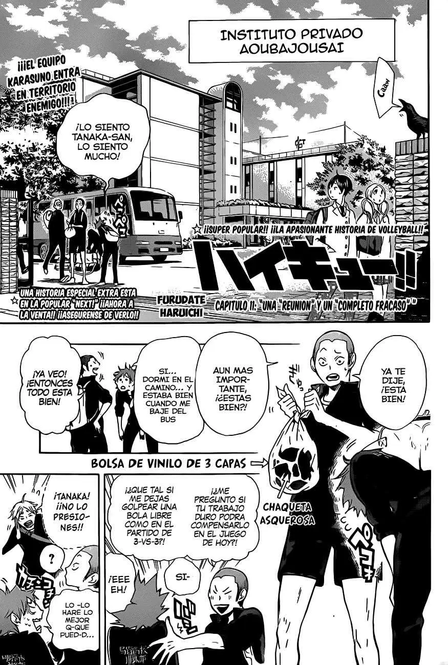 Haikyuu!! capítulo 11, página 1