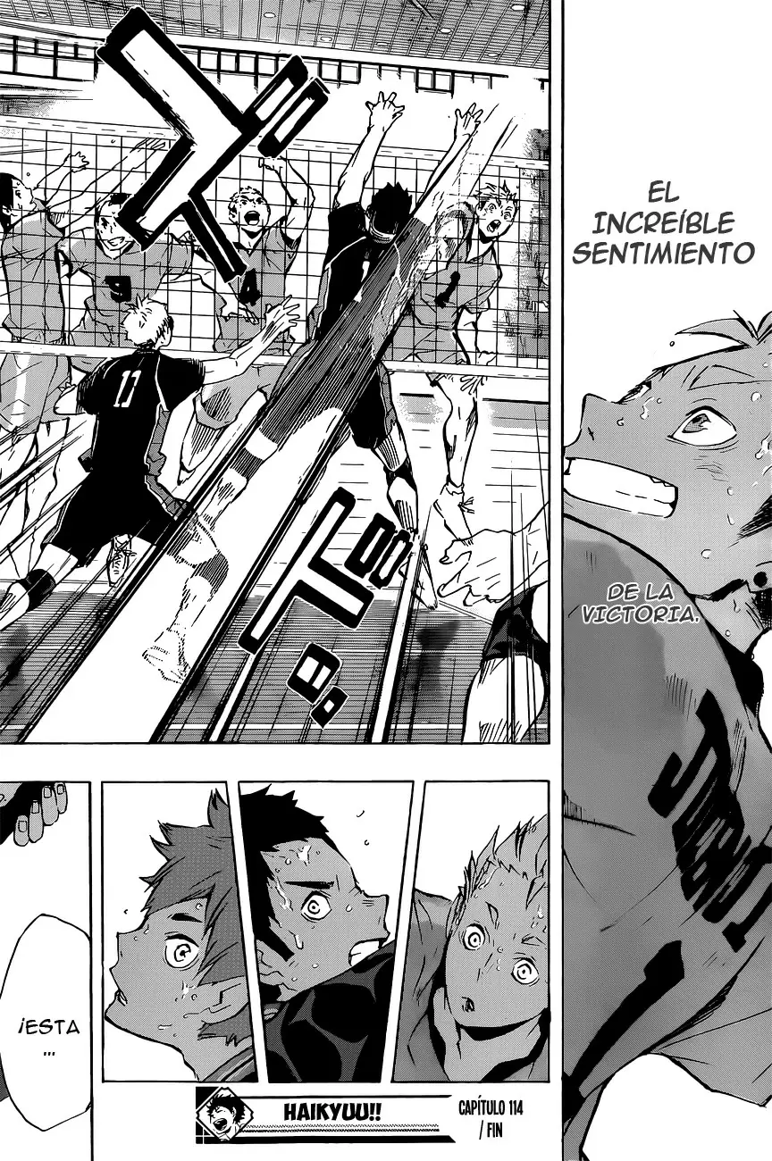Haikyuu!! capítulo 114, página 19