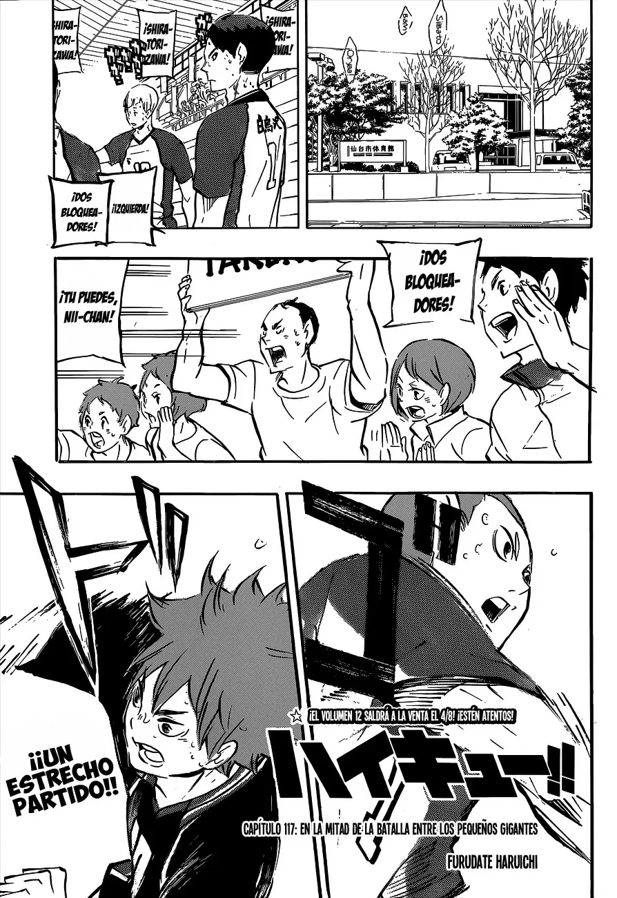 Haikyuu!! capítulo 117, página 1