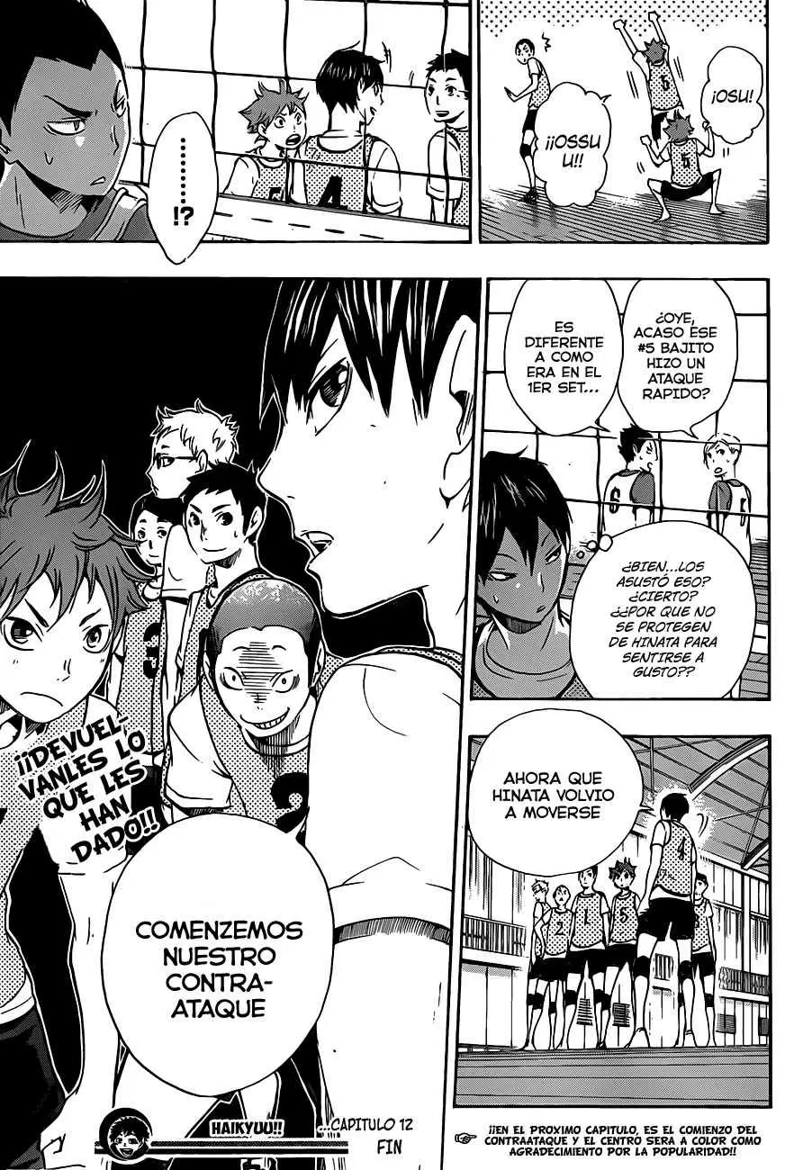 Haikyuu!! capítulo 12, página 19