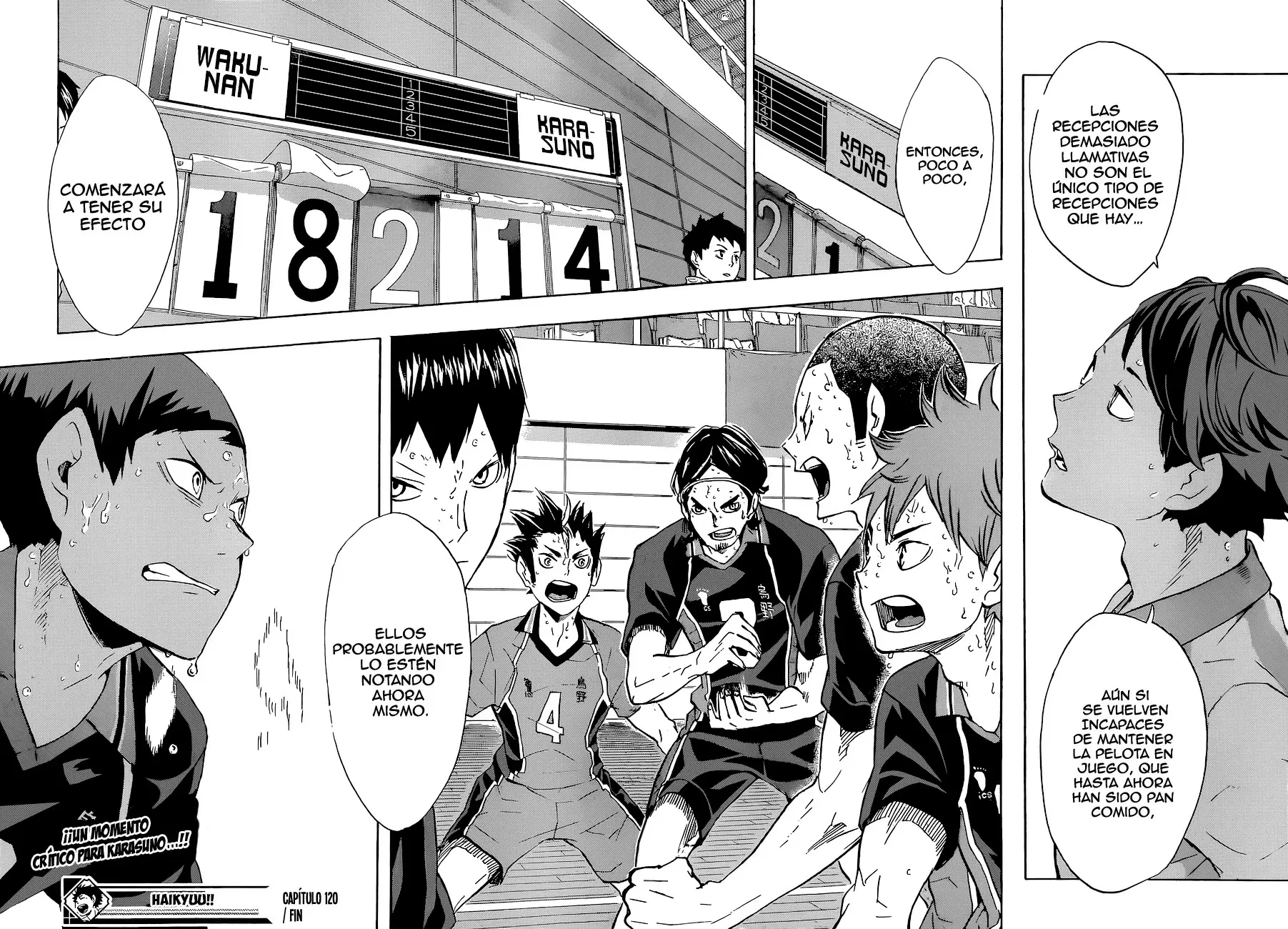 Haikyuu!! capítulo 120, página 18