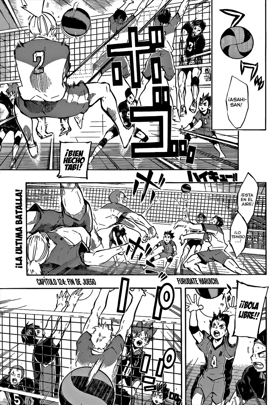 Haikyuu!! capítulo 124, página 1