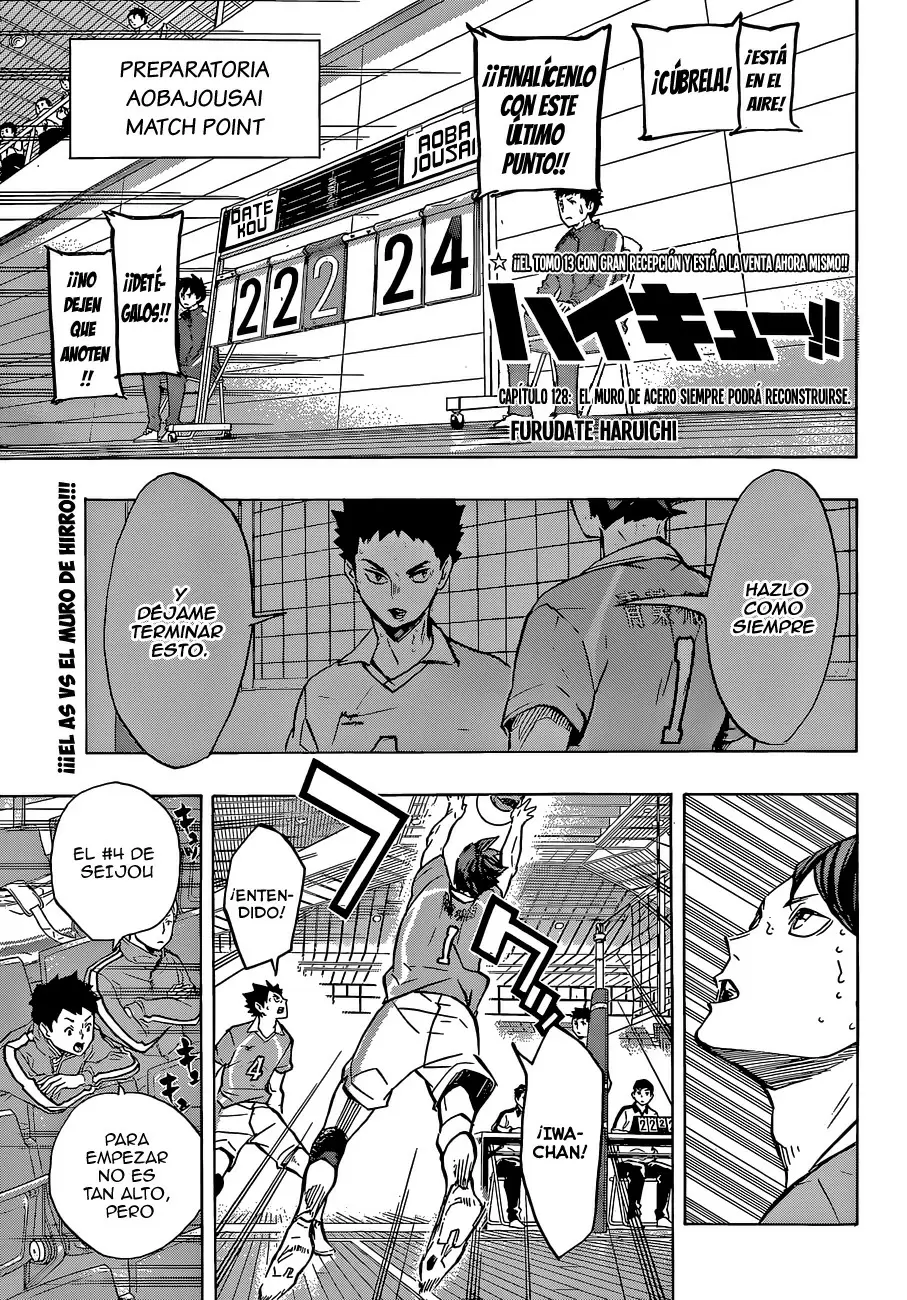 Haikyuu!! capítulo 128, página 1