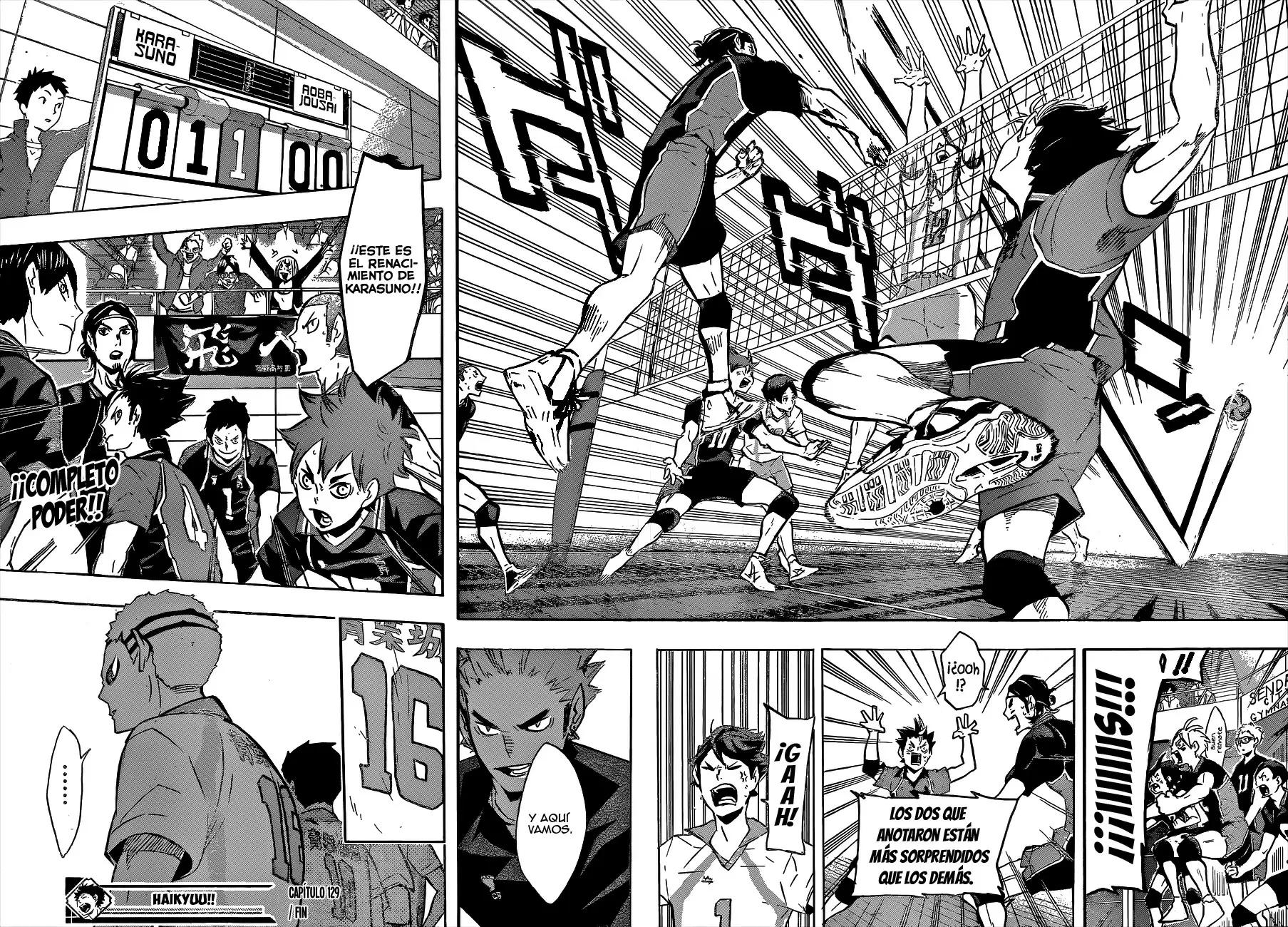 Haikyuu!! capítulo 129, página 16