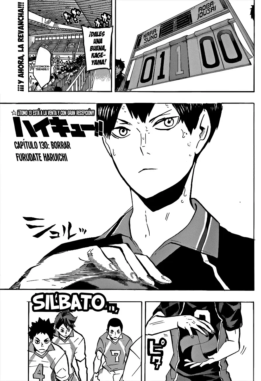 Haikyuu!! capítulo 130, página 1