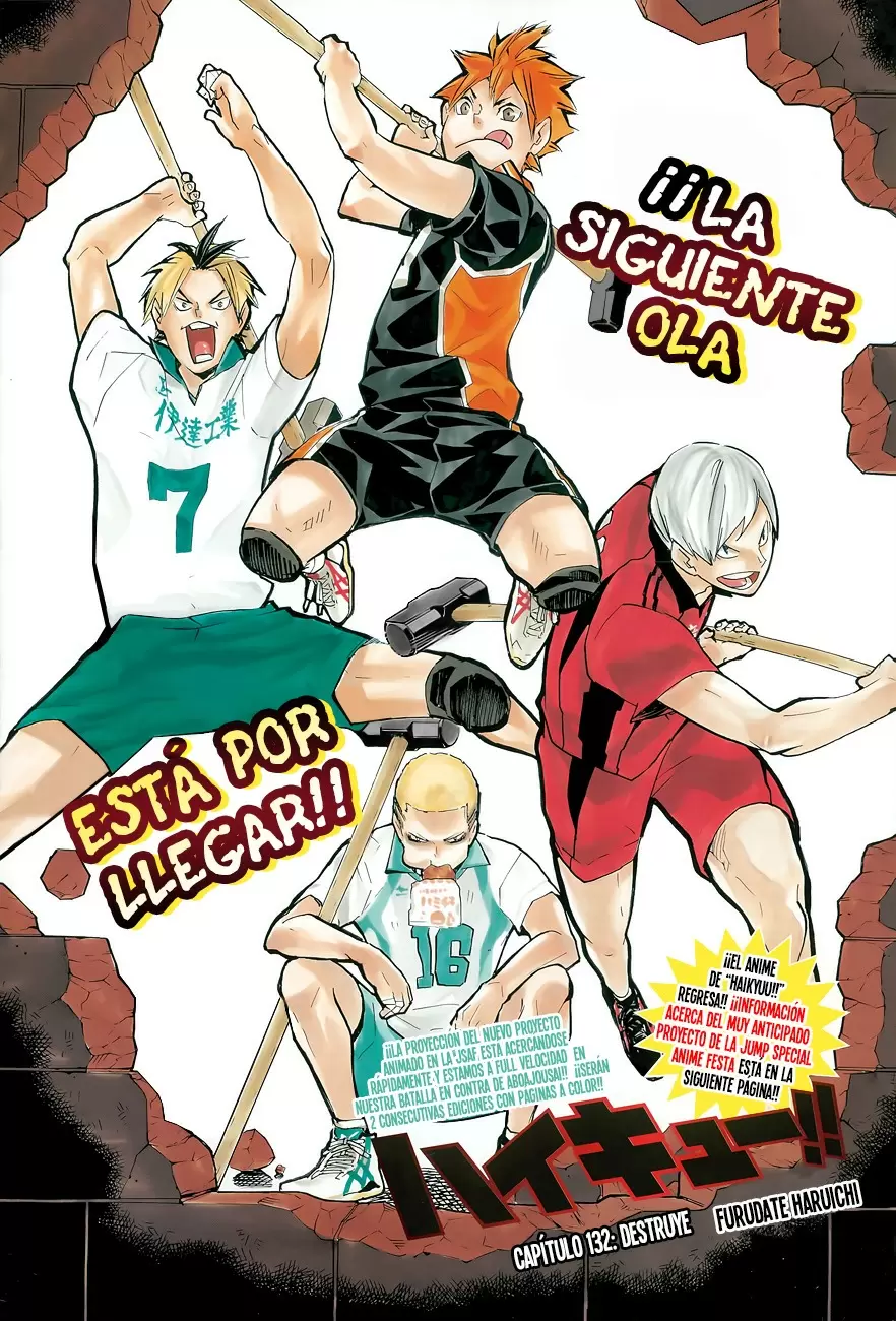 Haikyuu!! capítulo 132, página 1