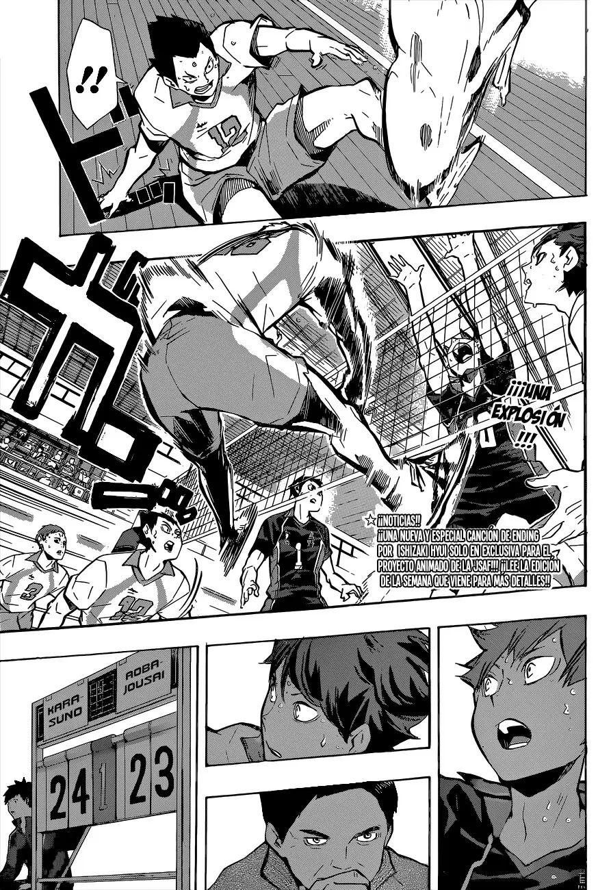 Haikyuu!! capítulo 132, página 3