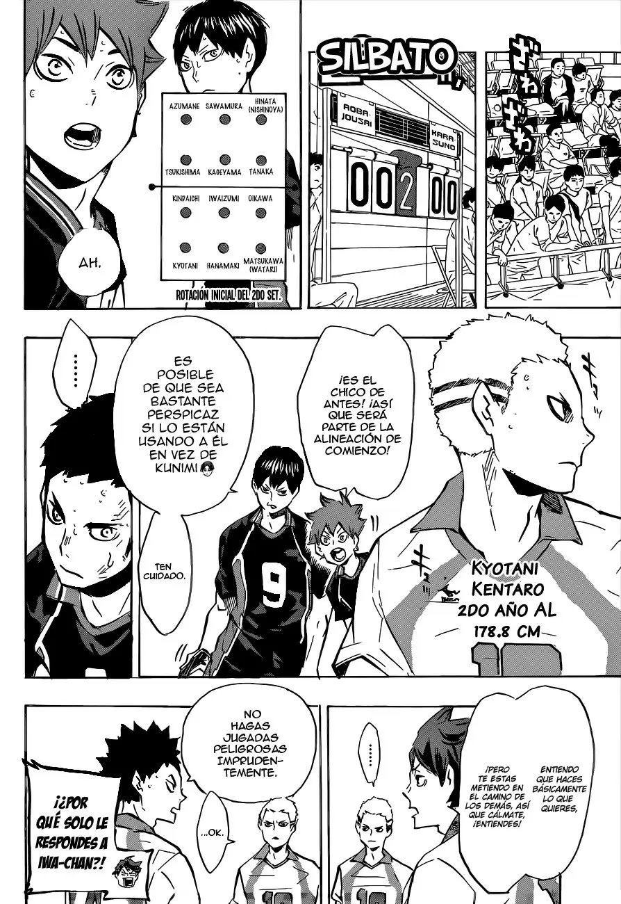 Haikyuu!! capítulo 132, página 6