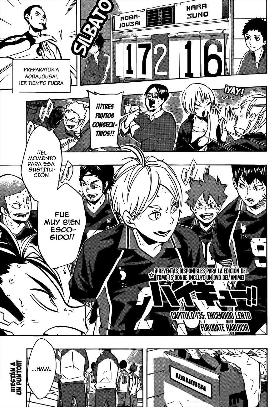 Haikyuu!! capítulo 135, página 1