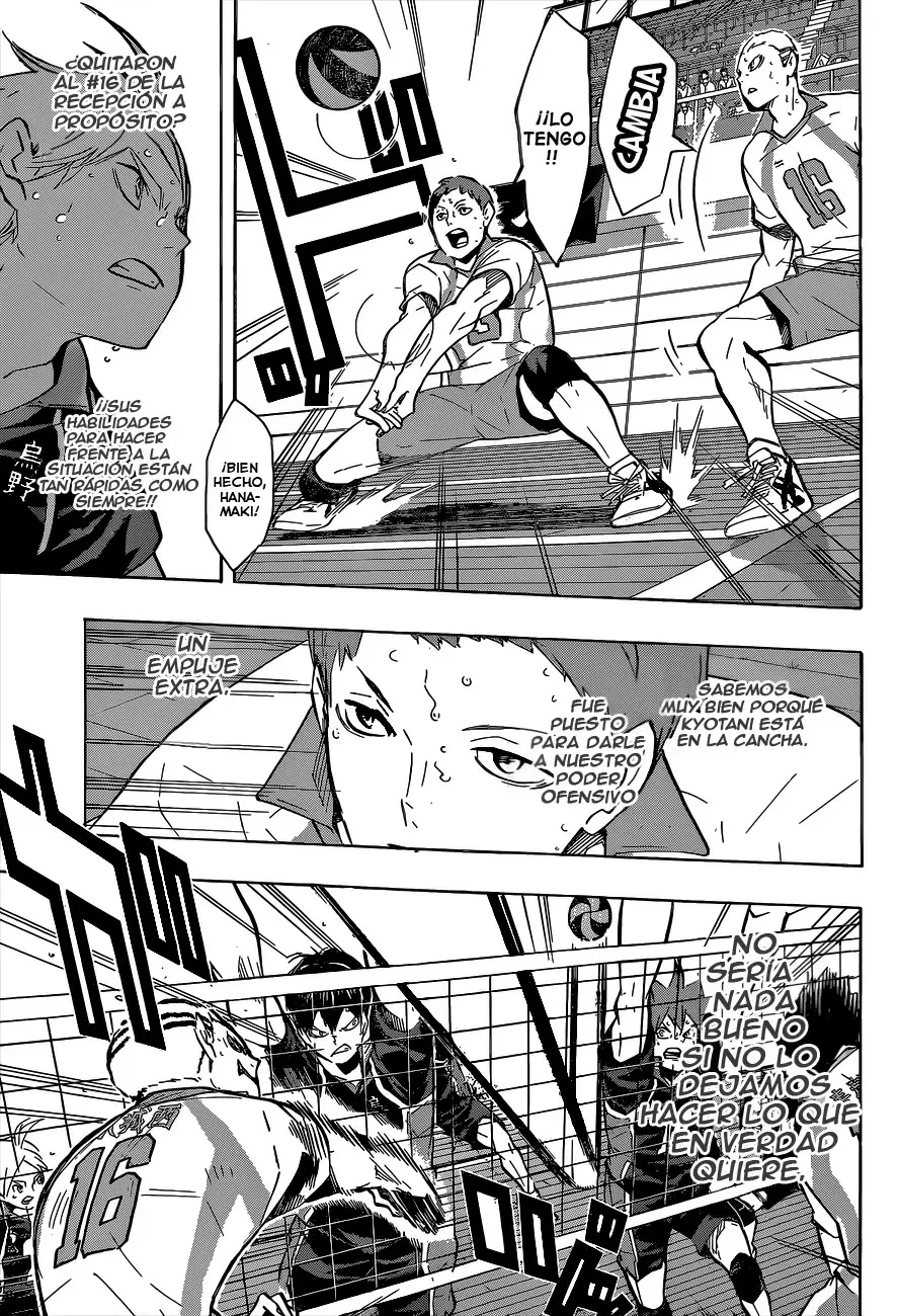 Haikyuu!! capítulo 135, página 3