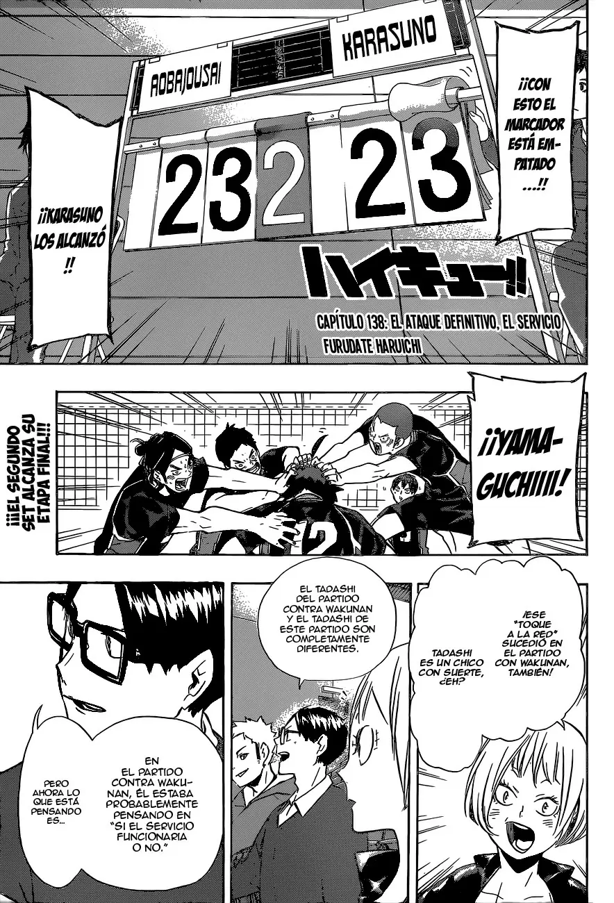 Haikyuu!! capítulo 138, página 1