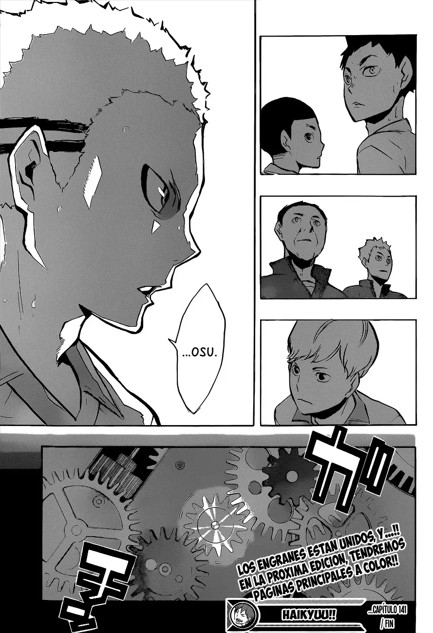 Haikyuu!! capítulo 141, página 17