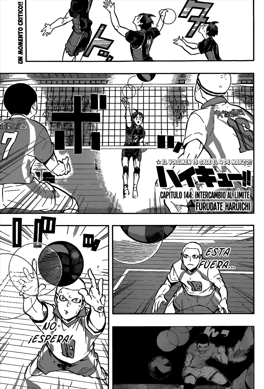 Haikyuu!! capítulo 144, página 1