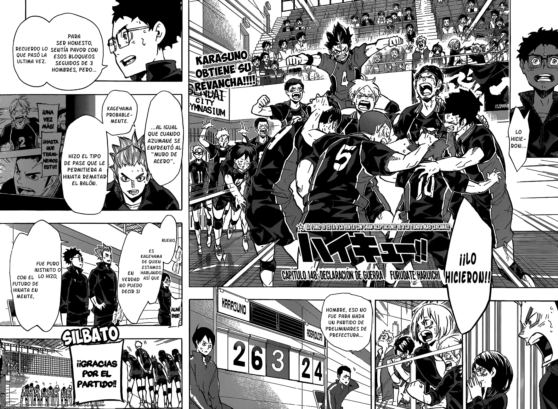 Haikyuu!! capítulo 148, página 3
