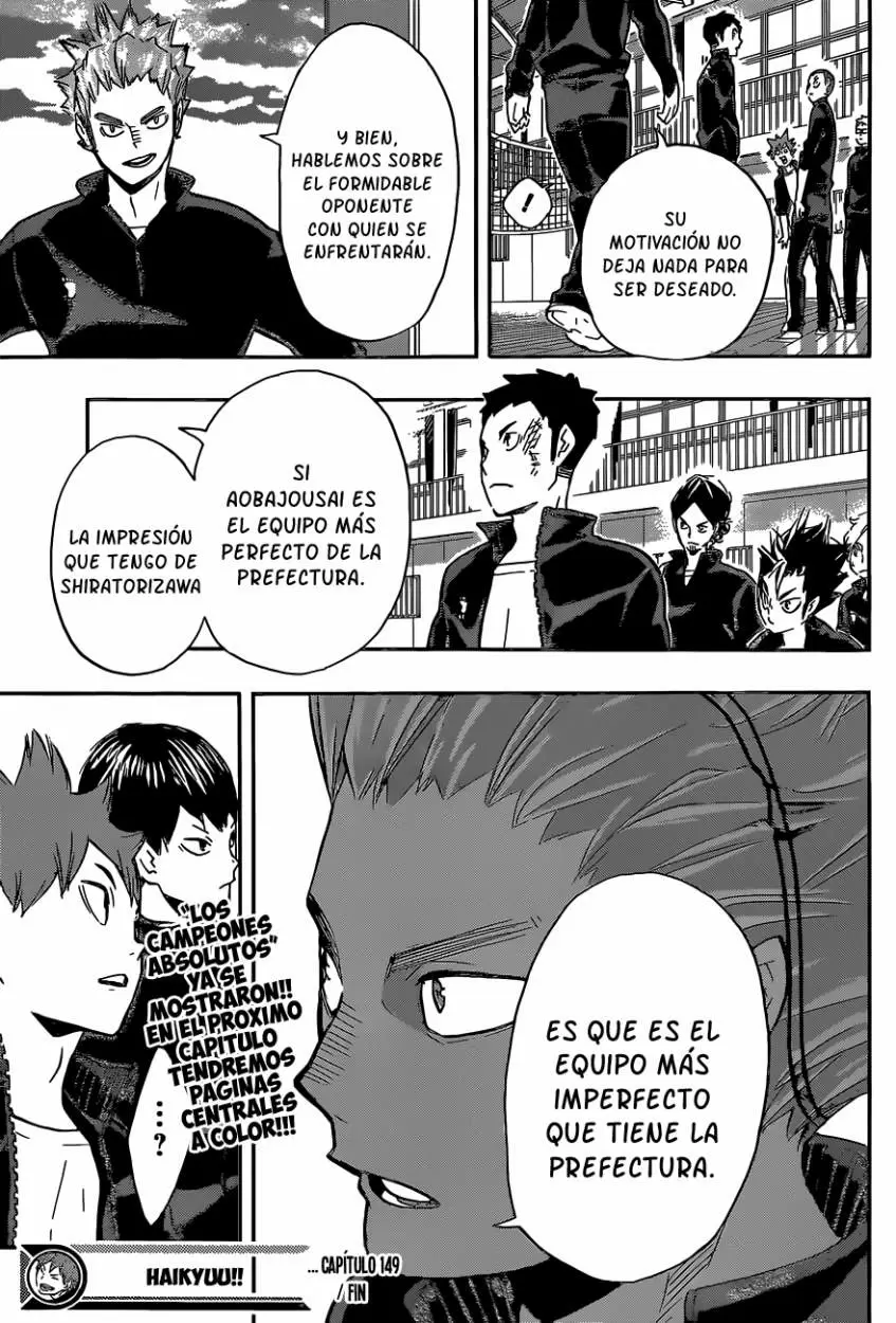 Haikyuu!! capítulo 149, página 20