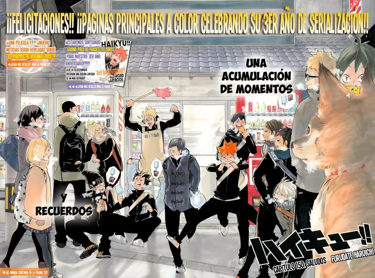 Haikyuu!! capítulo 150, página 4
