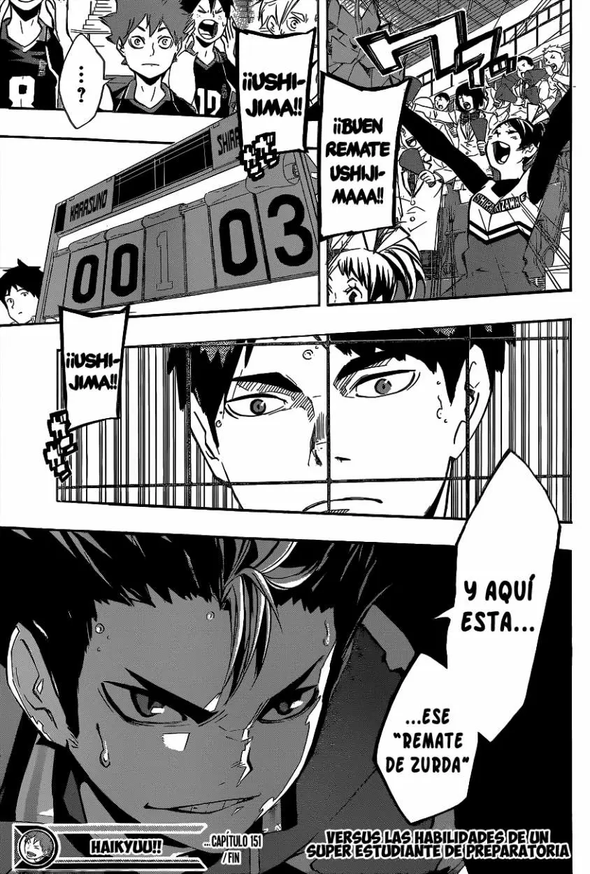 Haikyuu!! capítulo 151, página 17