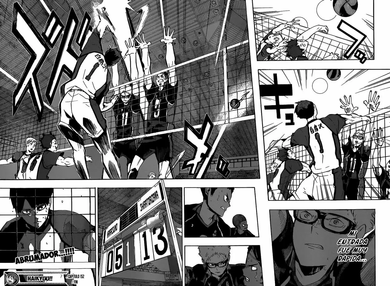 Haikyuu!! capítulo 152, página 18
