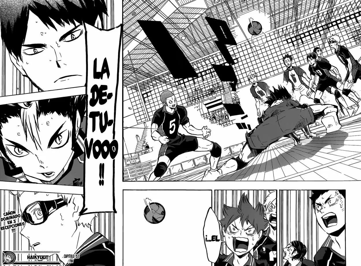 Haikyuu!! capítulo 153, página 17