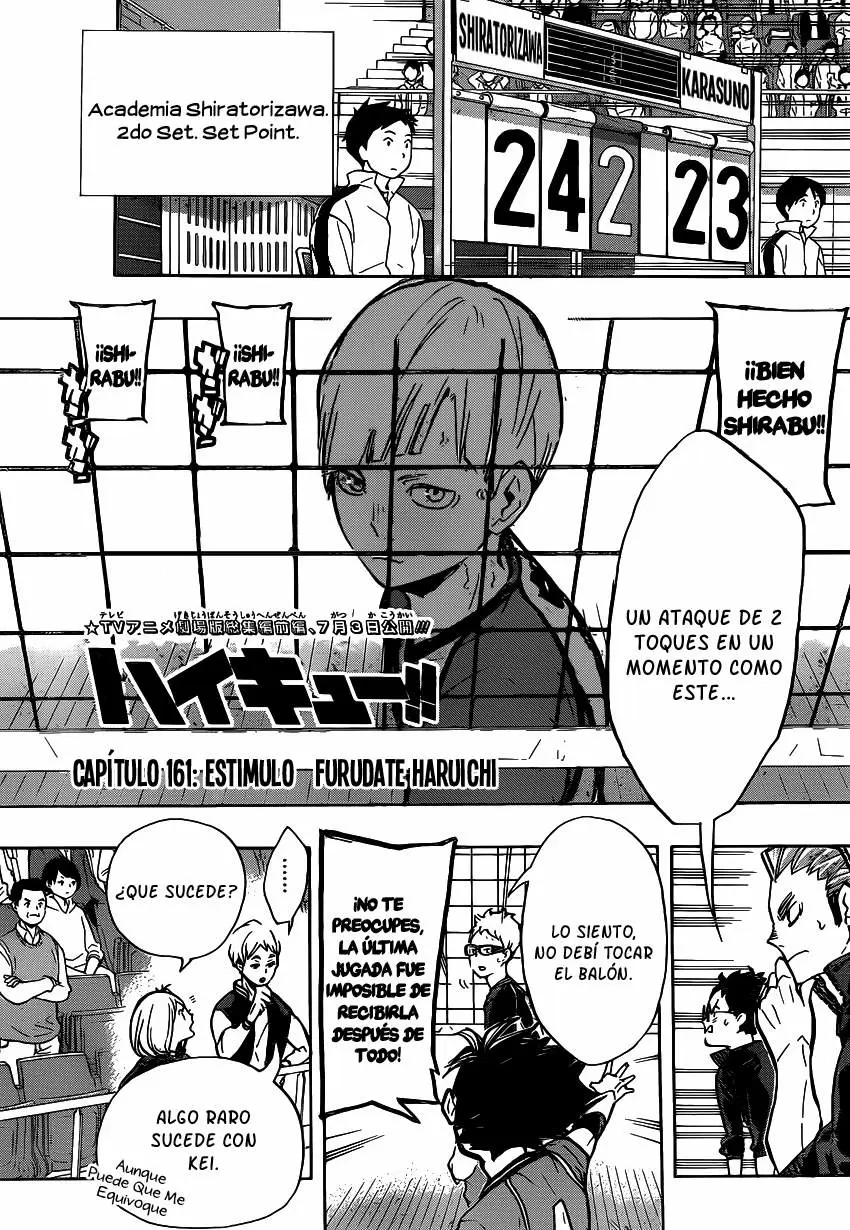 Haikyuu!! capítulo 161, página 2