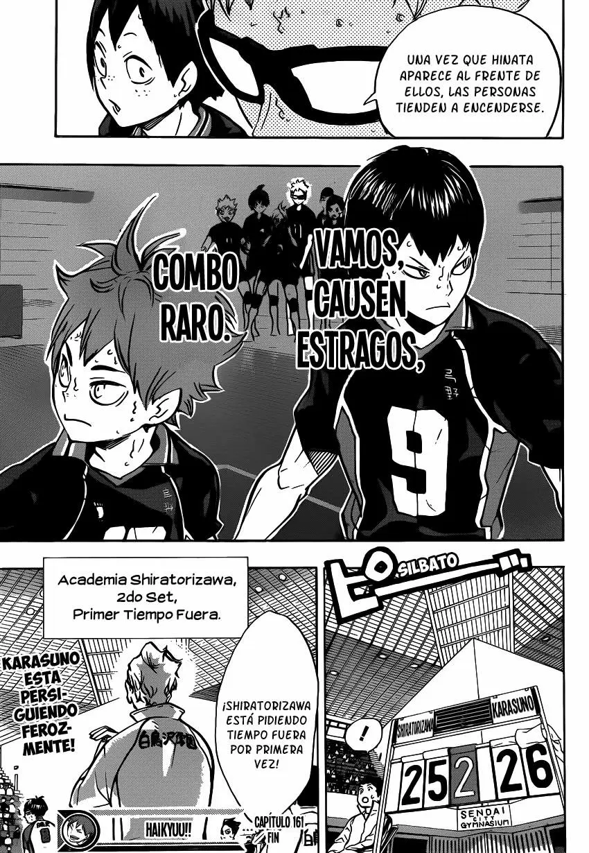 Haikyuu!! capítulo 161, página 18