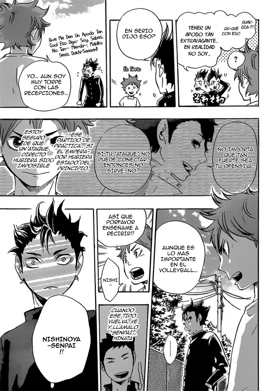 Haikyuu!! capítulo 17, página 15