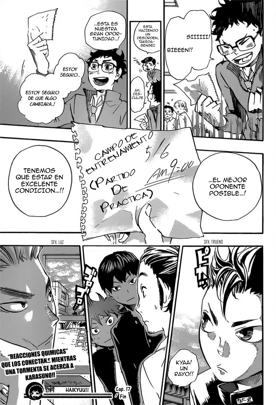 Haikyuu!! capítulo 17, página 29