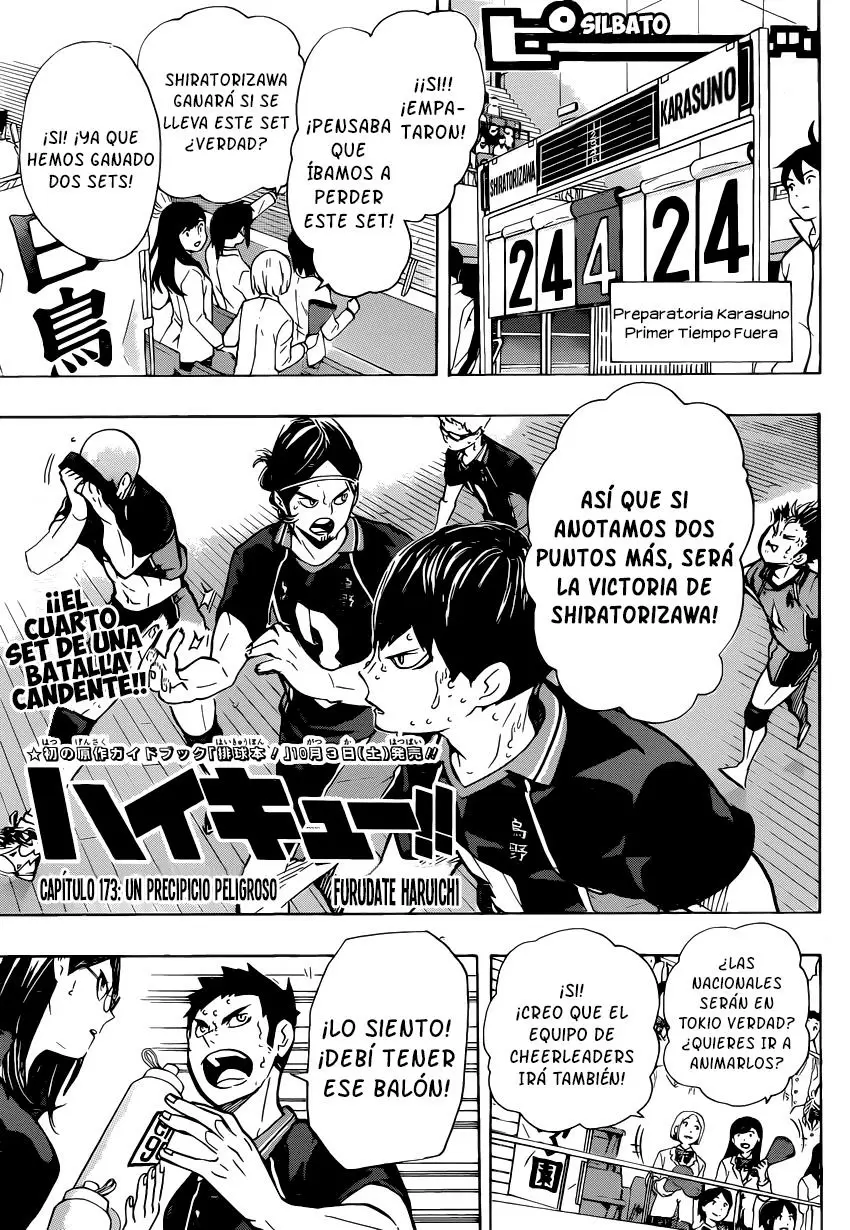 Haikyuu!! capítulo 173, página 1