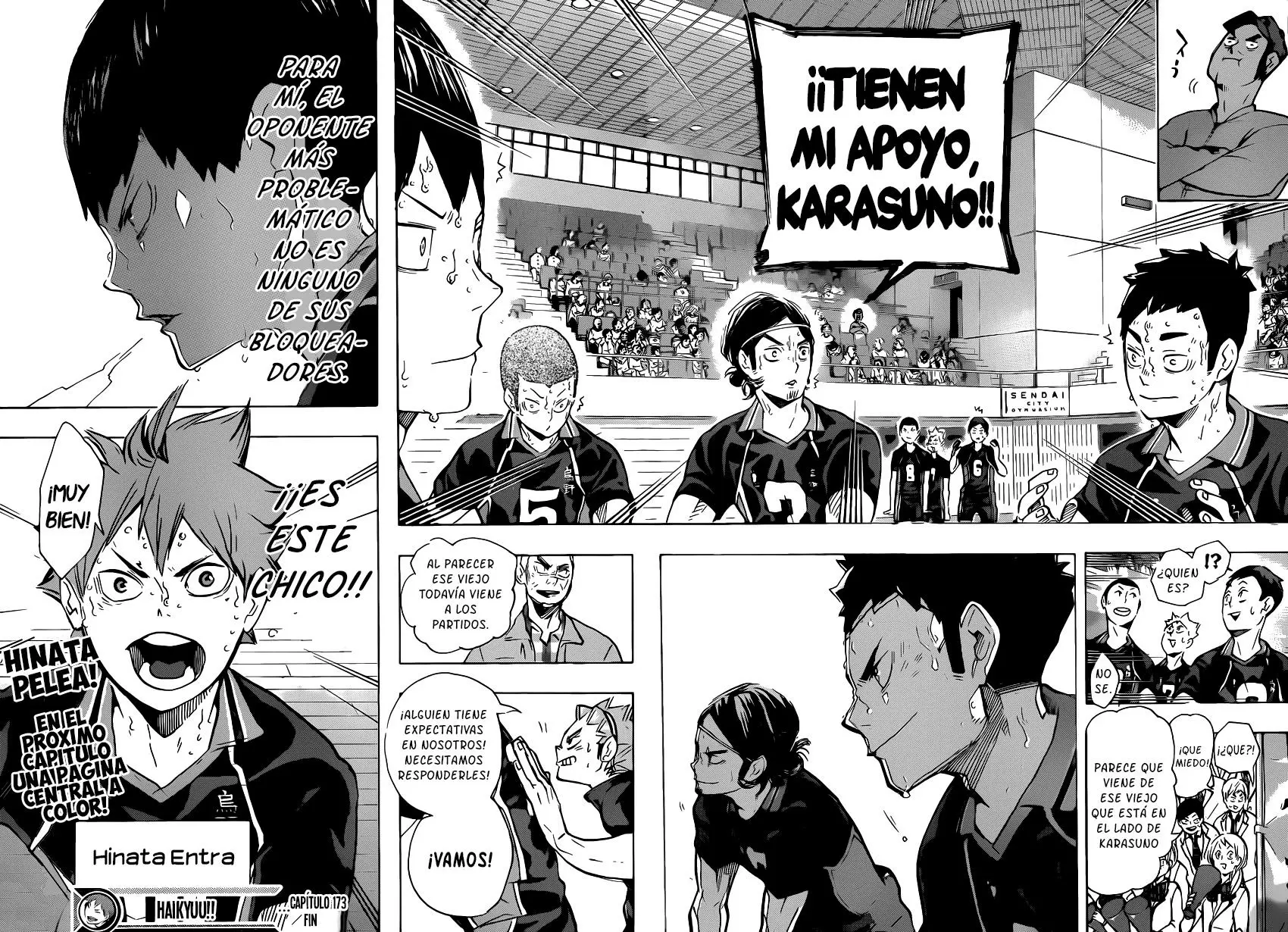 Haikyuu!! capítulo 173, página 15