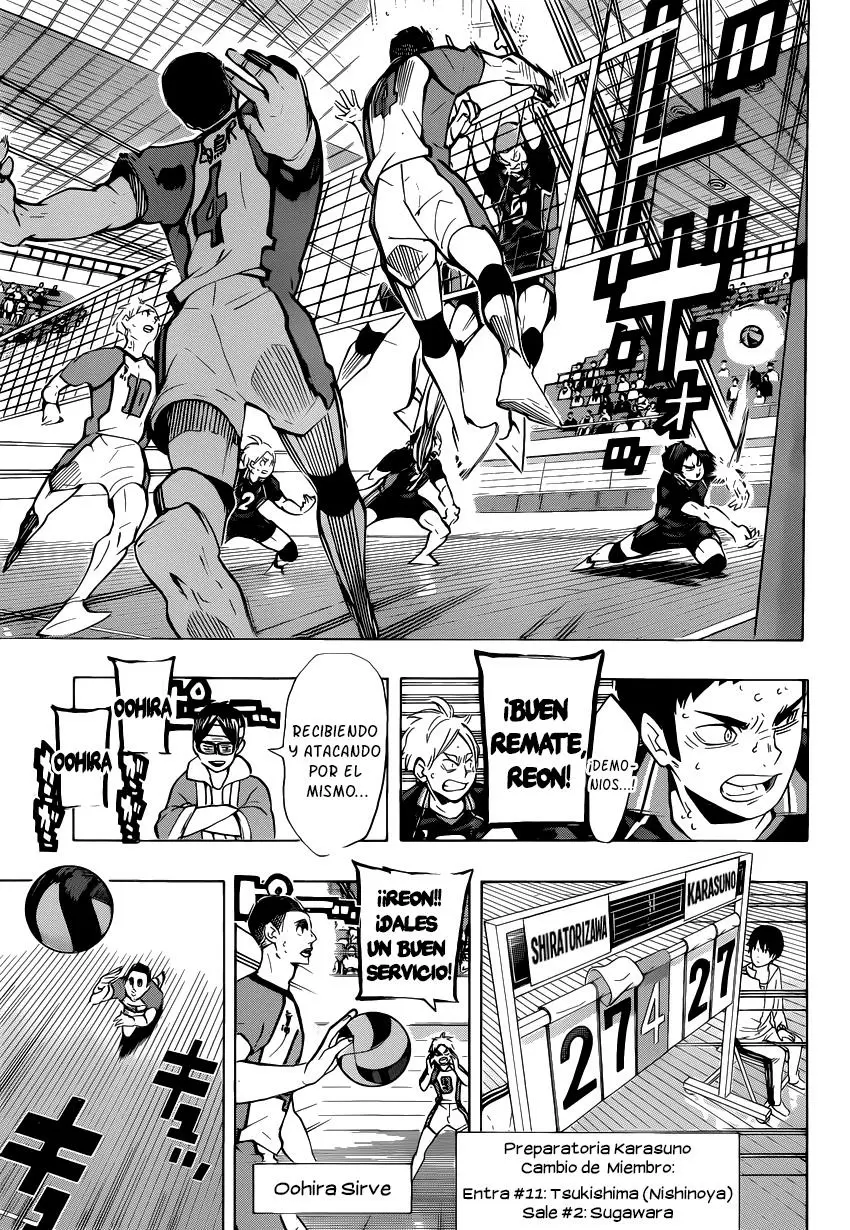 Haikyuu!! capítulo 174, página 8