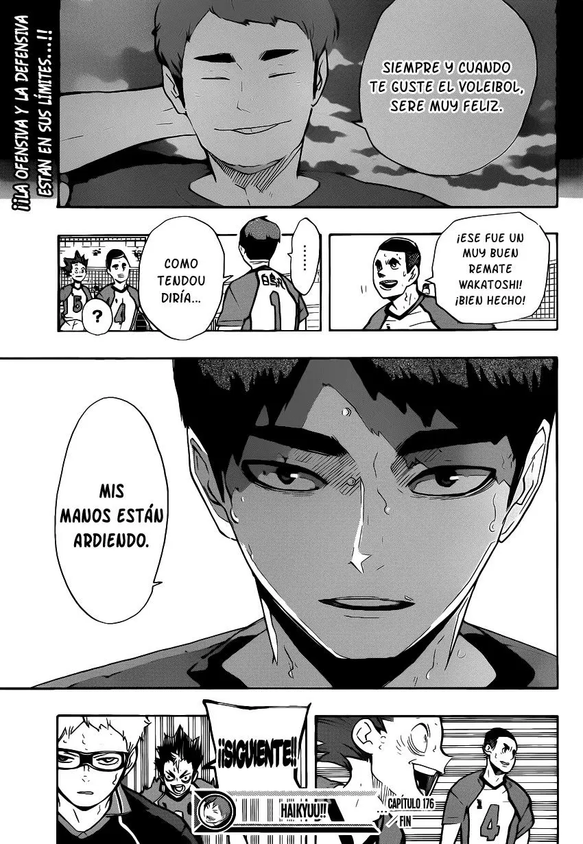 Haikyuu!! capítulo 176, página 18