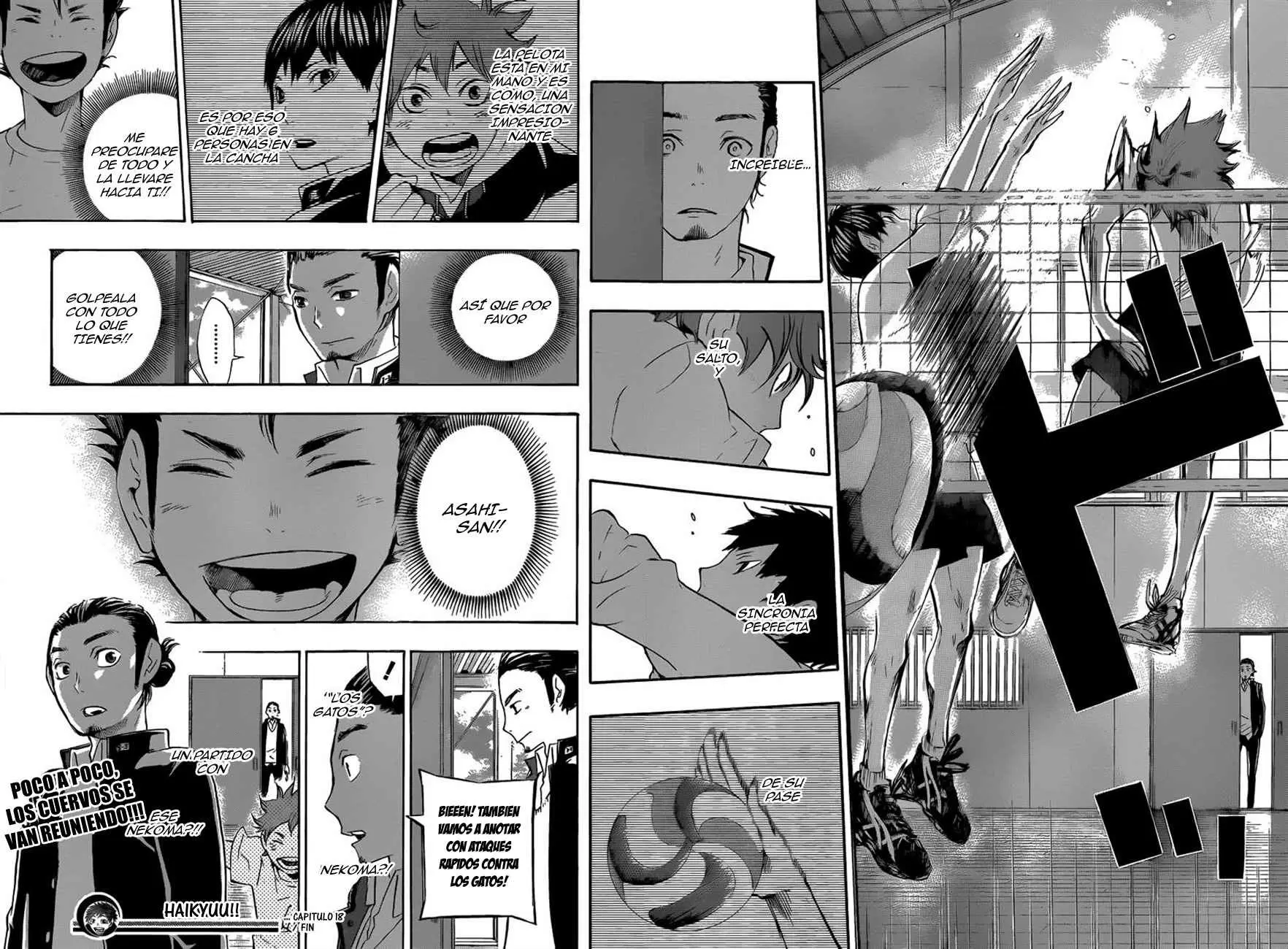Haikyuu!! capítulo 18, página 18