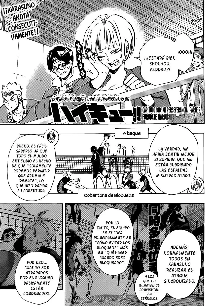 Haikyuu!! capítulo 180, página 2