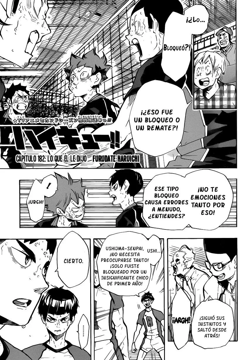 Haikyuu!! capítulo 182, página 2