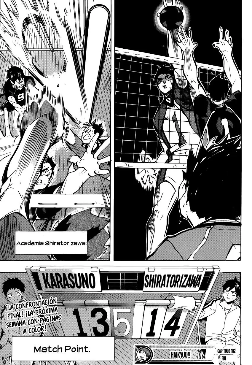Haikyuu!! capítulo 182, página 20