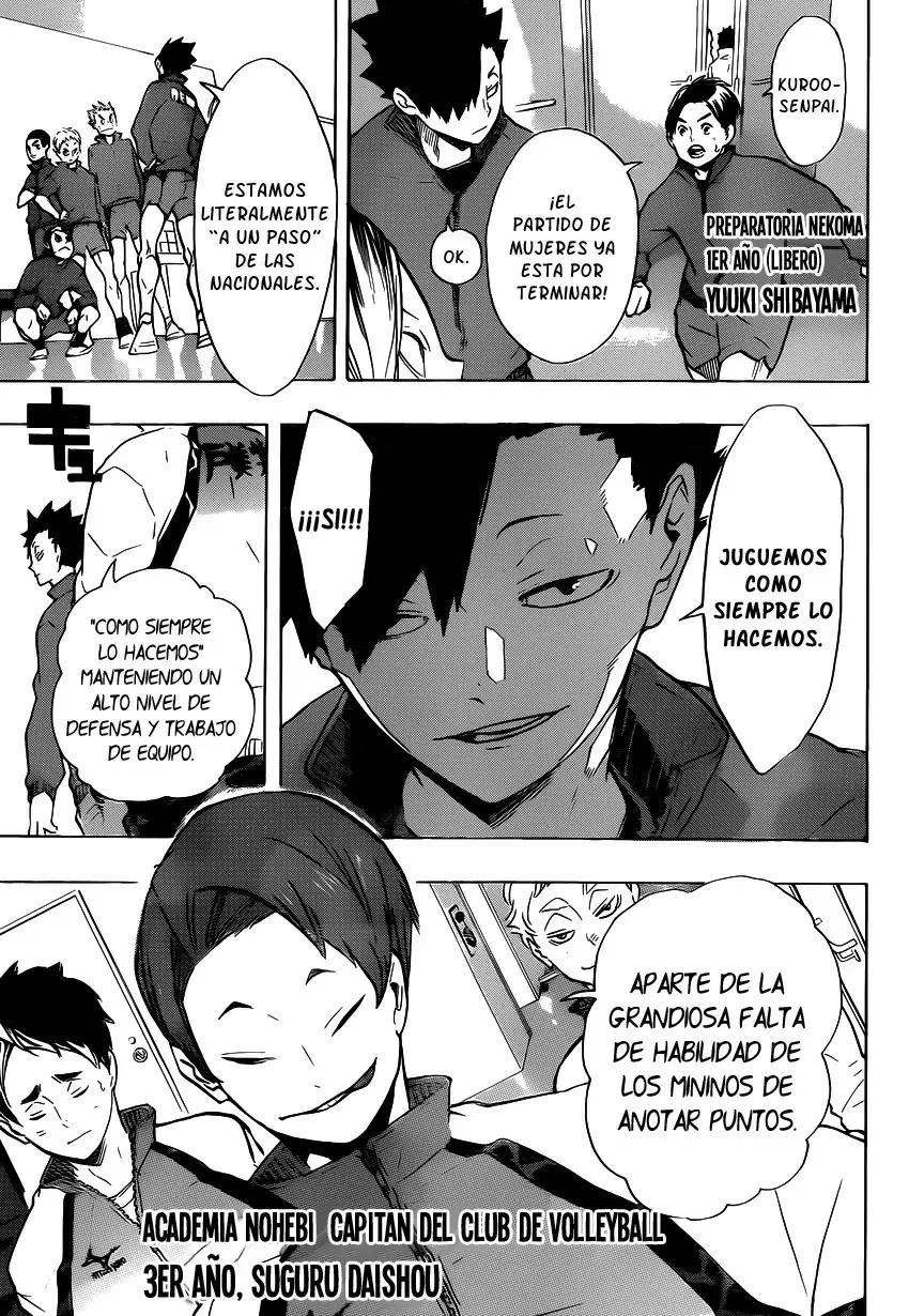 Haikyuu!! capítulo 190, página 15