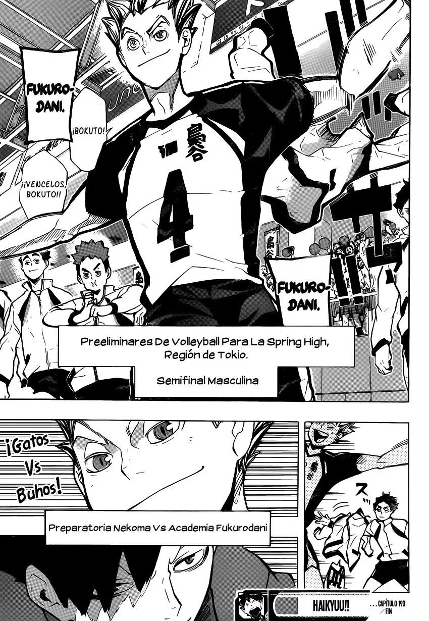 Haikyuu!! capítulo 190, página 19