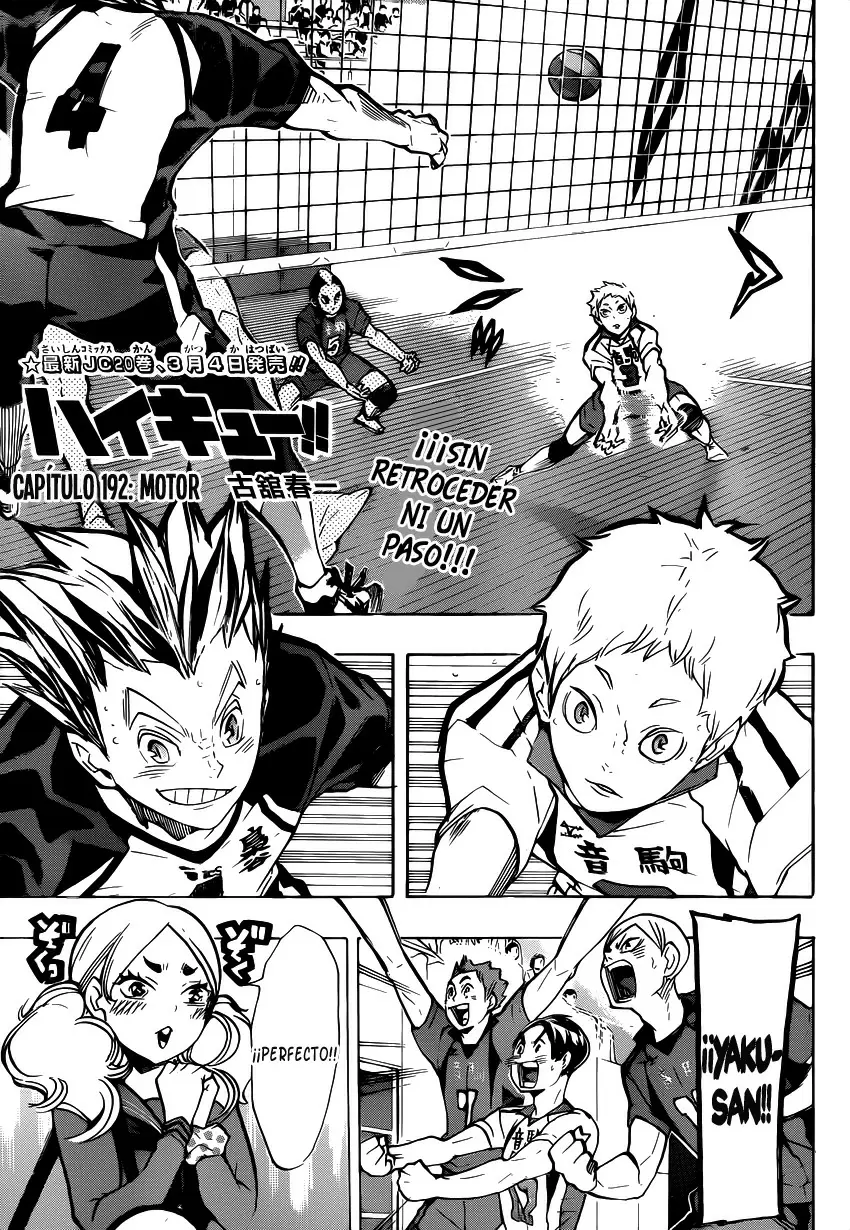 Haikyuu!! capítulo 192, página 2