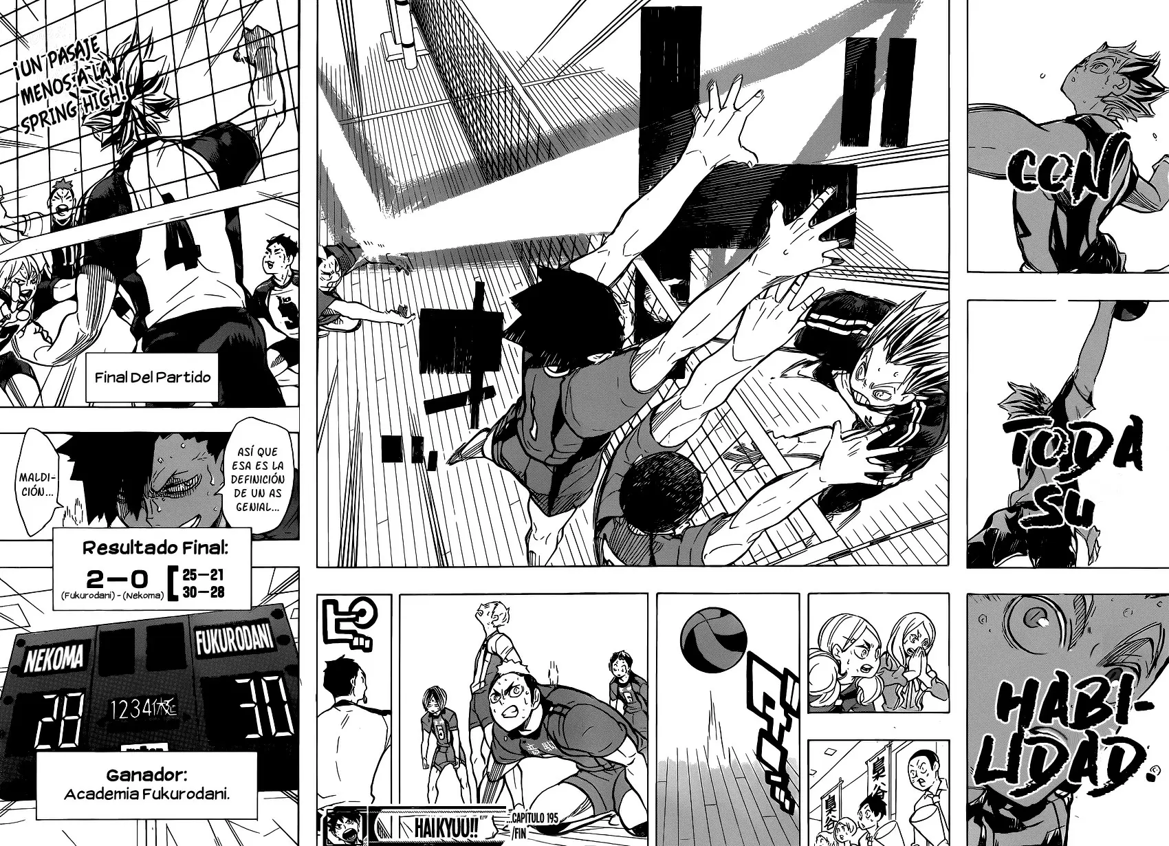 Haikyuu!! capítulo 195, página 17