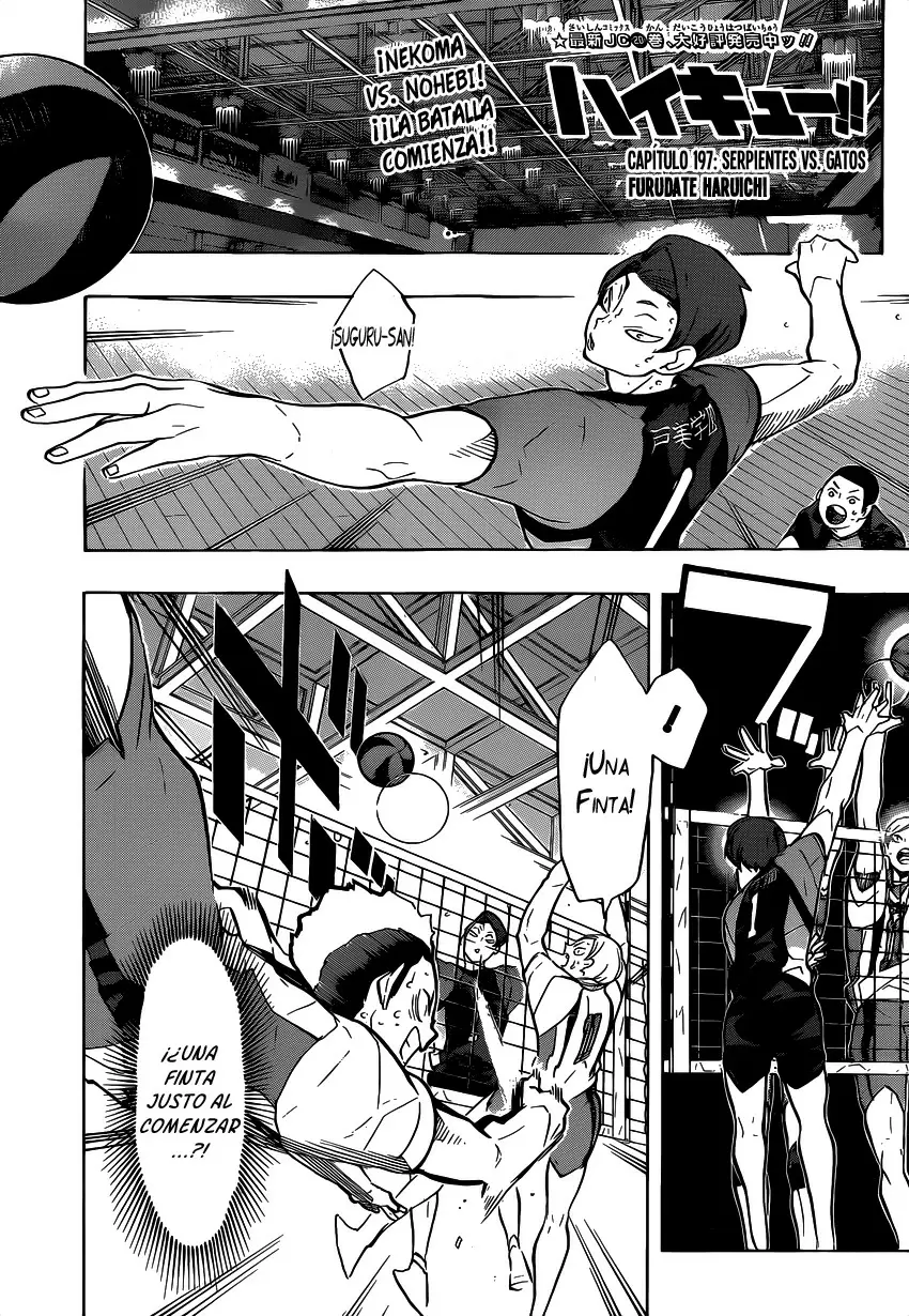 Haikyuu!! capítulo 197, página 2