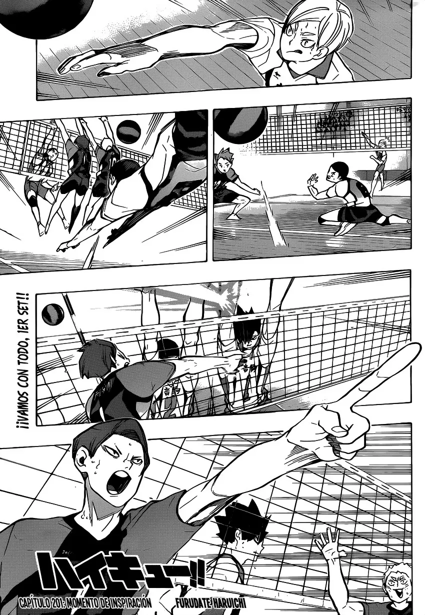 Haikyuu!! capítulo 201, página 2